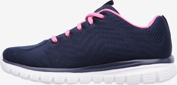 SKECHERS Sneaker in Blau