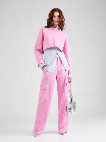 Chiara Ferragni Loose fit Cargo Pants in Pink