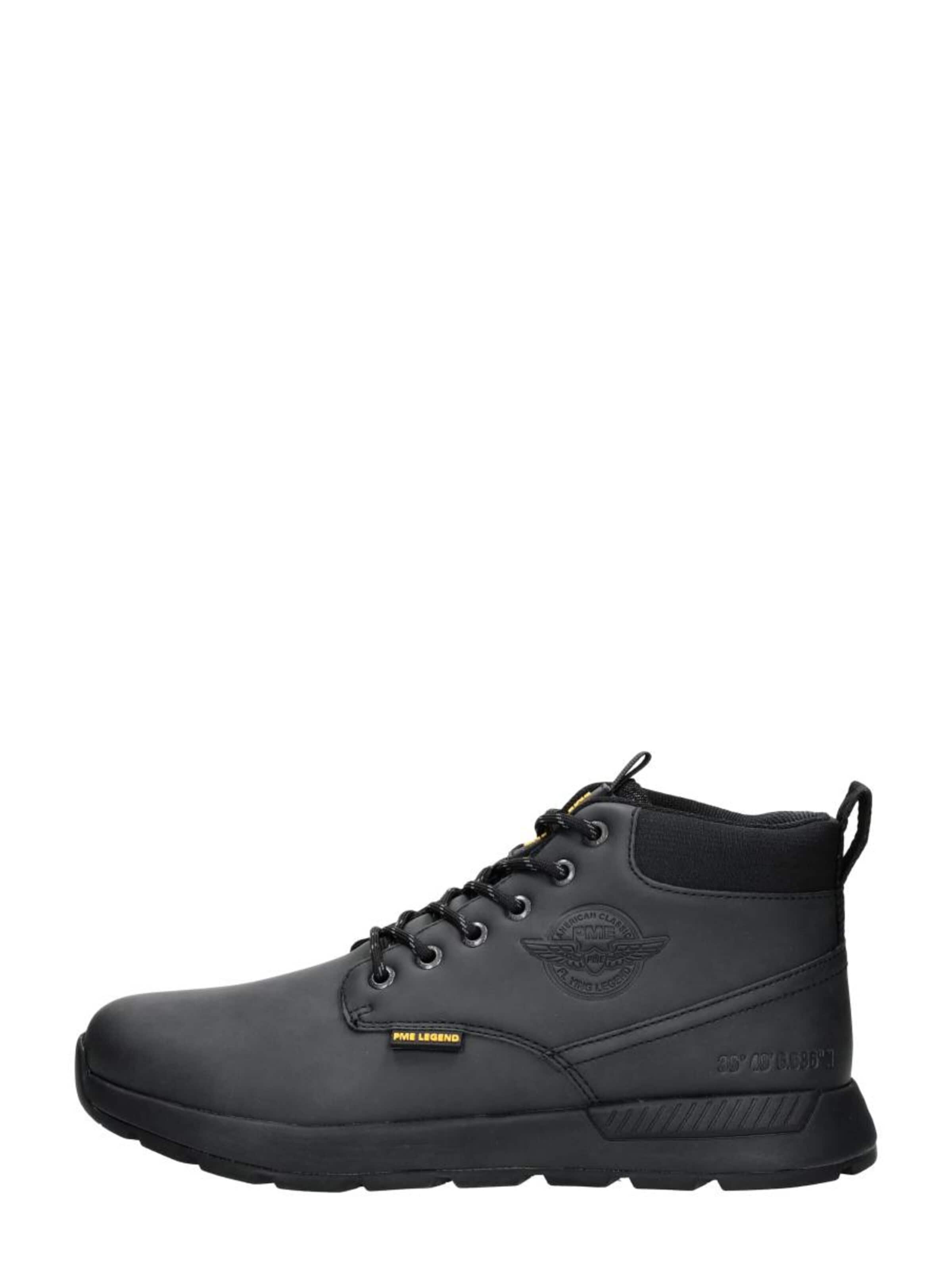 PME Legend Lace-up boot 'Ribber' in Black: front