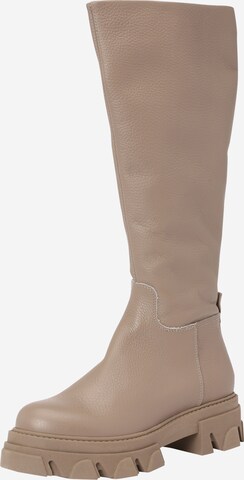 Bottes 'MANA' STEVE MADDEN en beige : devant