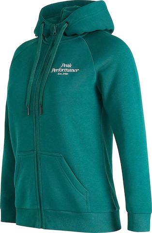 PEAK PERFORMANCE Sportief sweatvest in Groen