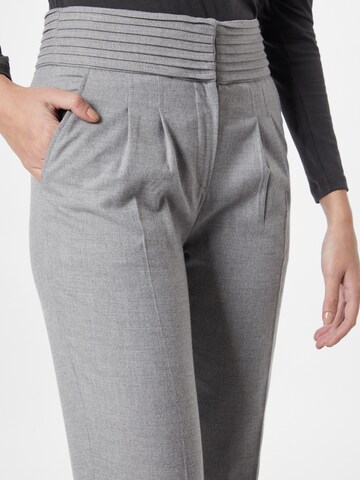 Maison 123 Regular Pleat-front trousers 'DEBBY' in Grey