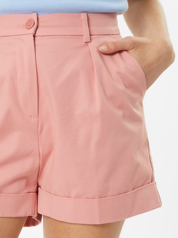 Regular Pantalon à pince Sisley en rose