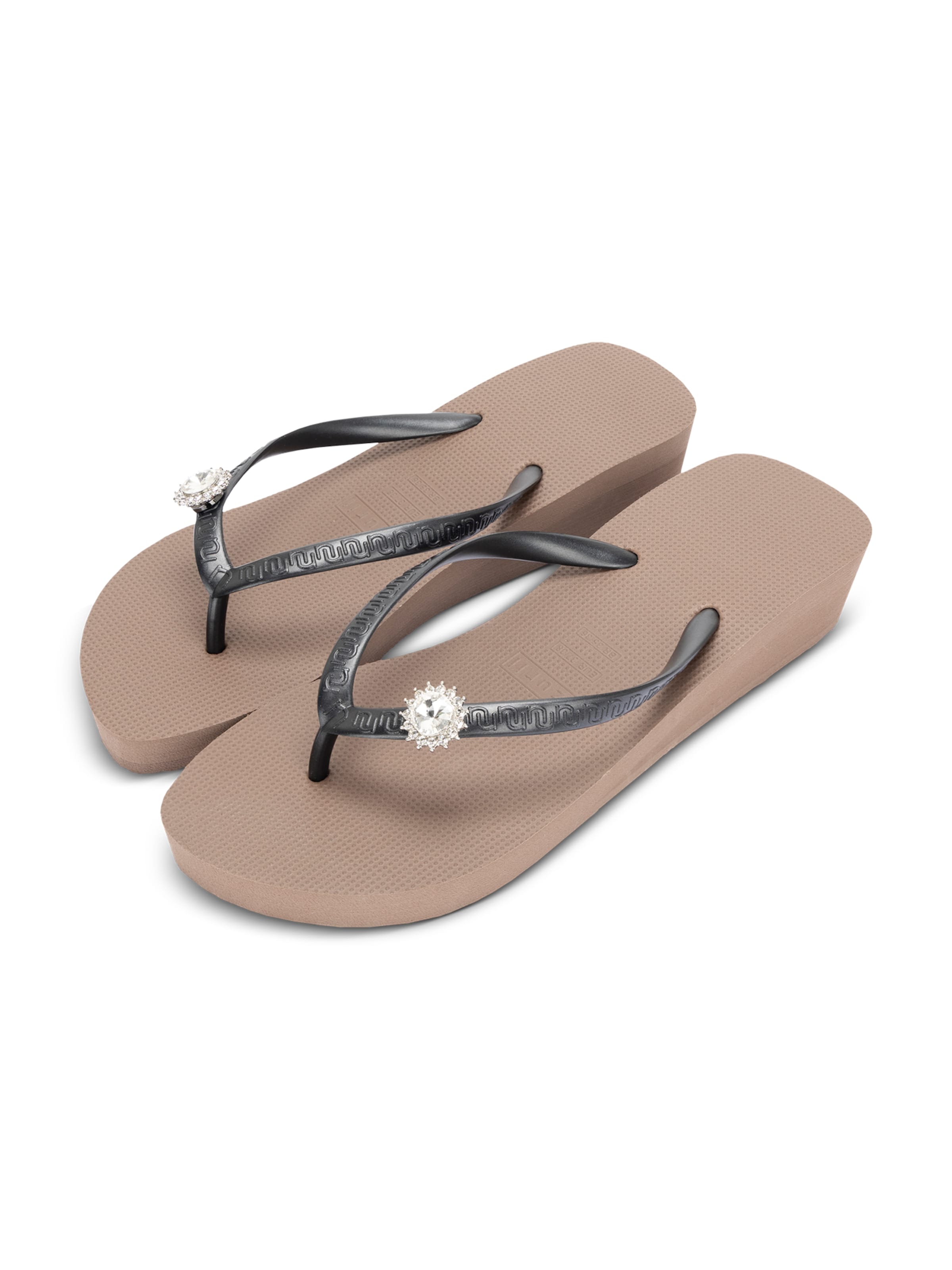 Uzurii Luxury Footwear Slipper‌‌‌‌ in Grau: Vorderseite