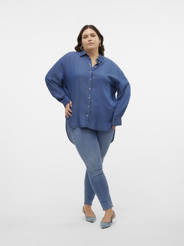 Skinny Jean 'ONLFLASH' Vero Moda Curve en bleu