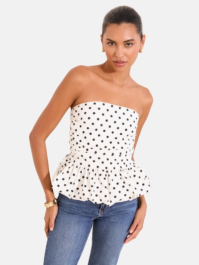 Lipsy Top in XS in Black / White, Item view