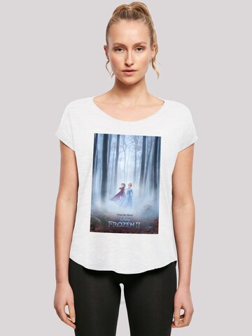 F4NT4STIC Shirt 'Disney Frozen 2 Movie Poster' in White: front