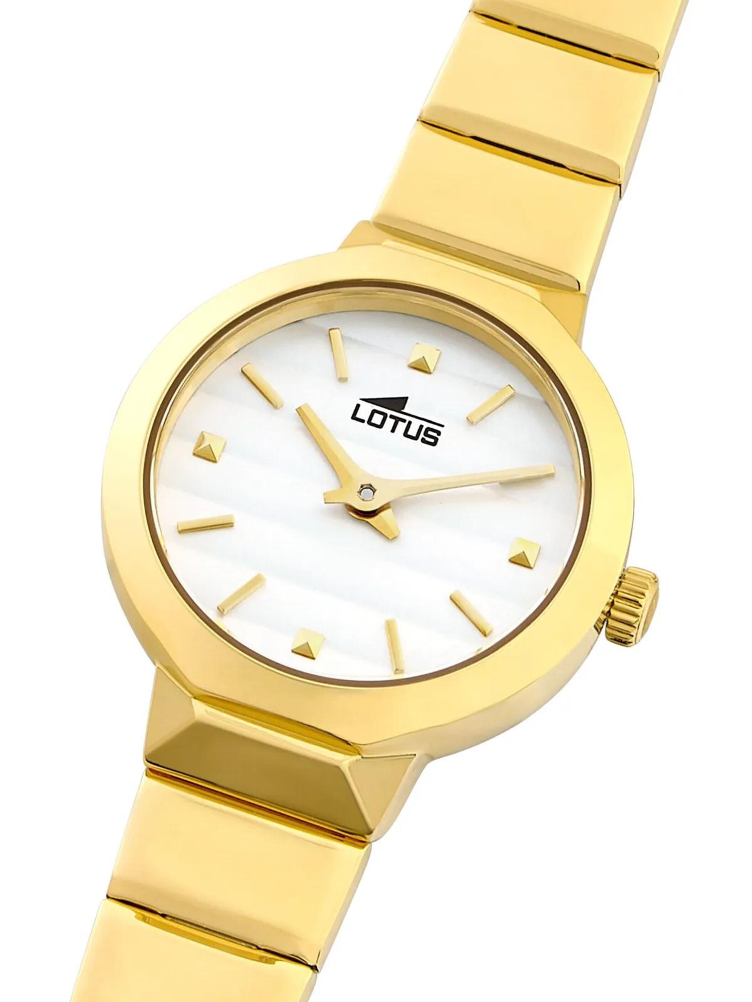Montre à affichage analogique 'Watch Old Money - Quartz watch movement - Watch case thickness: 7.4 mm - Watch case width: 26.5 mm' Lotus en or