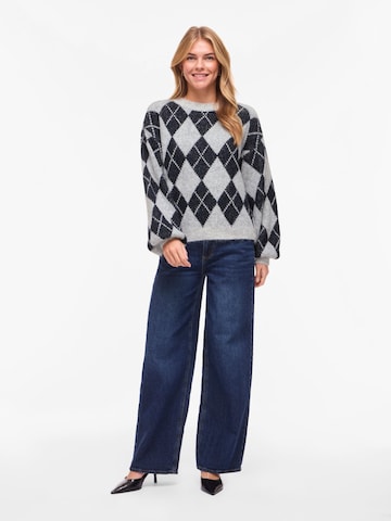 VILA Pullover 'VIKARLEY' in Grau