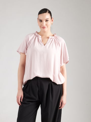 ONLY Carmakoma - Blusa 'CARMILUNA' en lila: frente