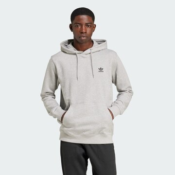 Sweat-shirt 'Trefoil Essentials' ADIDAS ORIGINALS en gris : devant