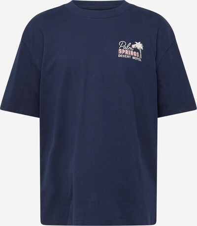 HOLLISTER T-Shirt in sand / navy / altrosa, Produktansicht