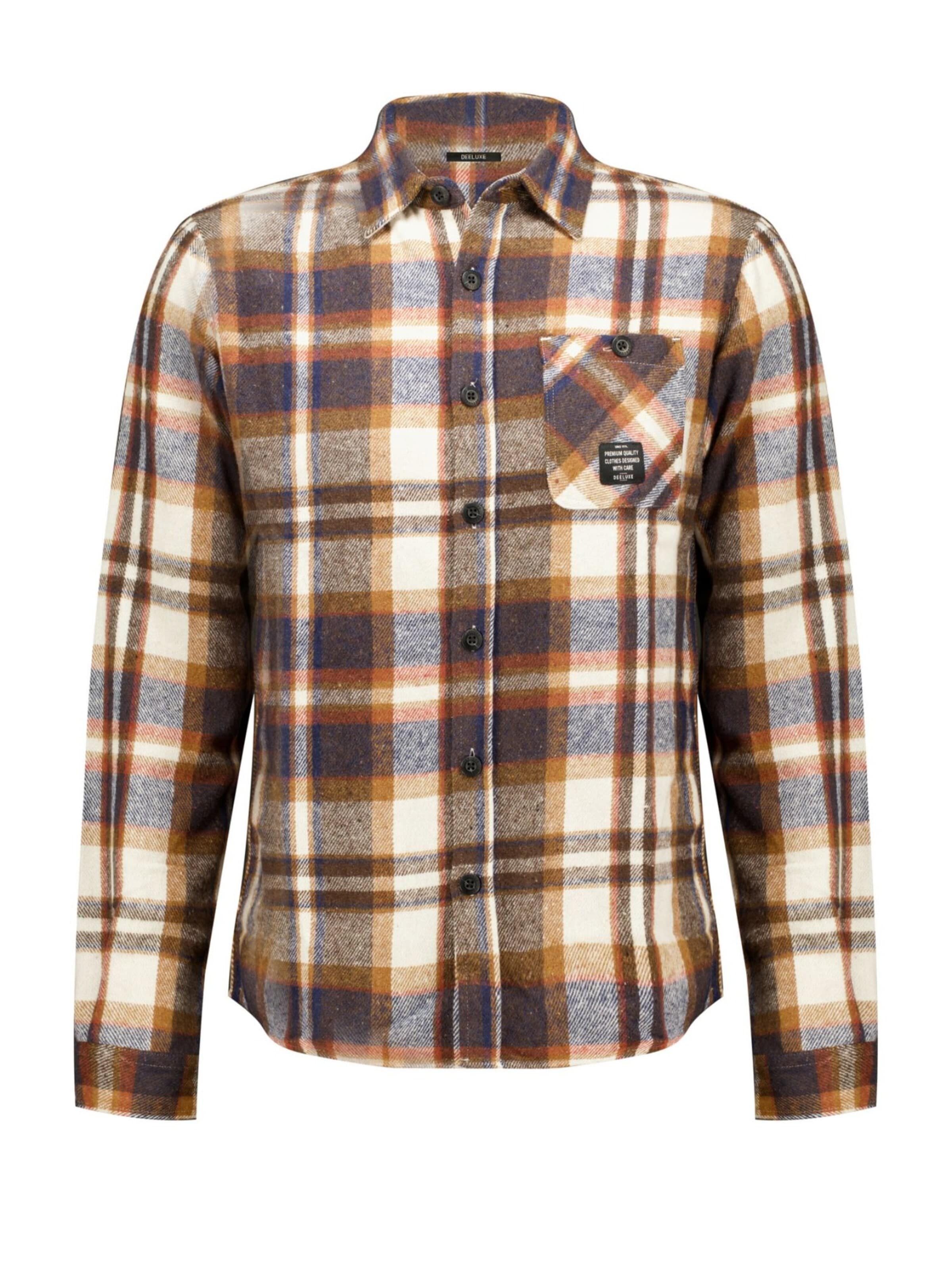 Deeluxe Regular Fit Hemd‌‌‌‌‌ in Braun: Vorderseite