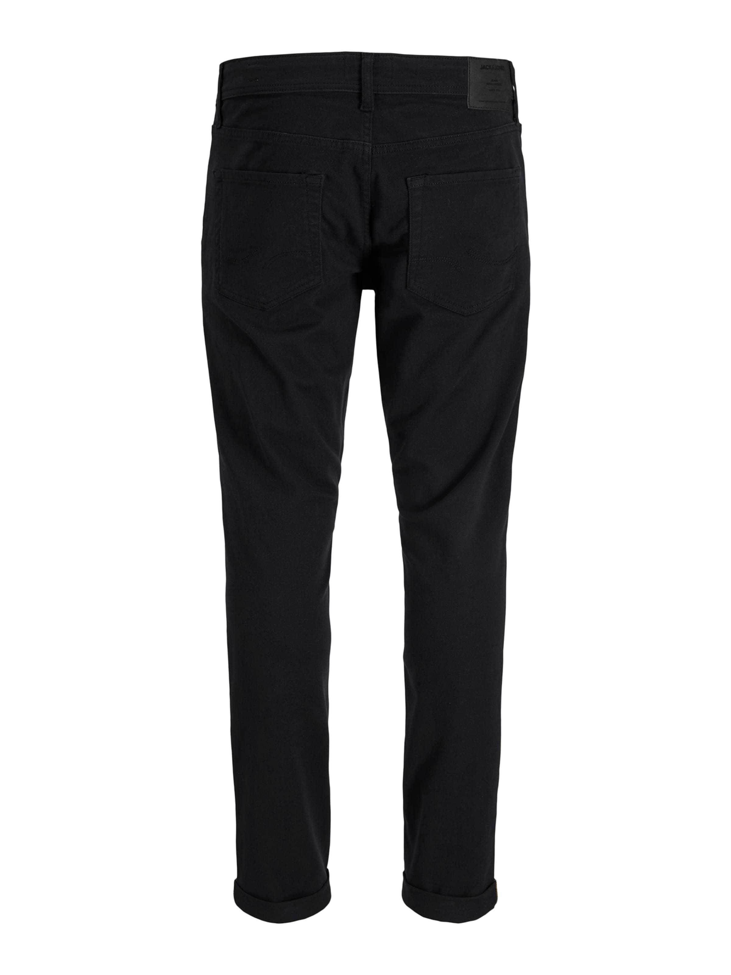 JACK & JONES Slim fit Pants 'JPSTGLENN' in Black