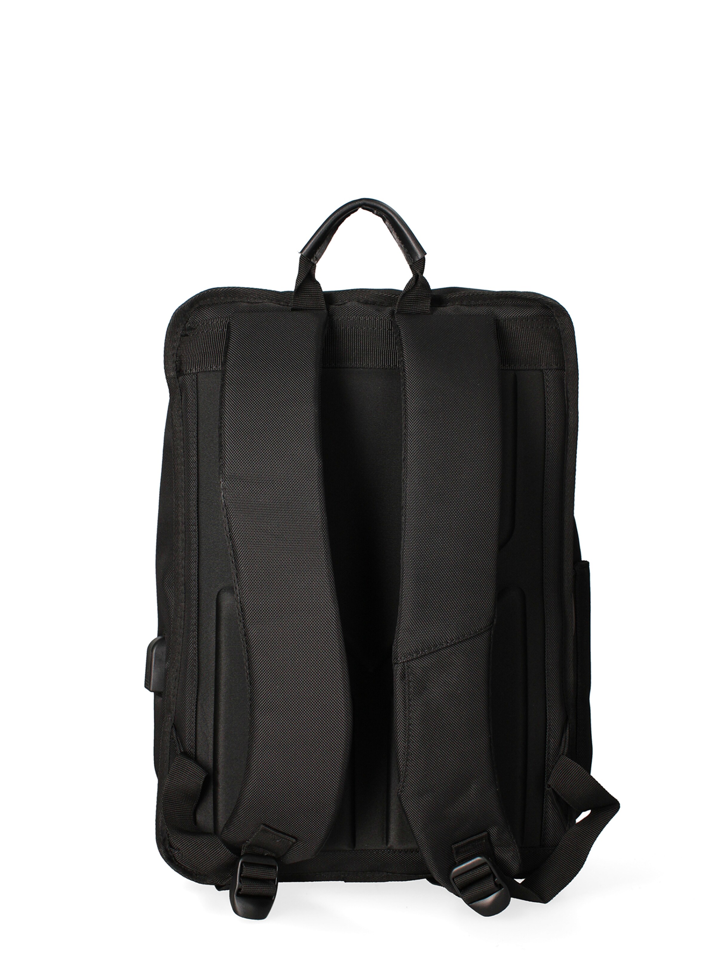 Zaino 'Zaino Unisex Nylon 100% con Zip e Tasche Multifunzionali - 30x43x16 cm' di B. Cavalli in nero