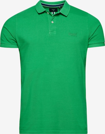 Superdry Poloshirt in Grün: predná strana