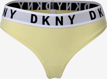 DKNY Intimates Thong in Yellow: front