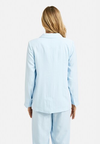 Milano Italy Blazer mit aufgesetzten Taschen in Blau