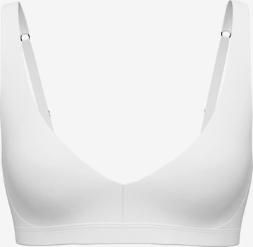 Bustino Reggiseno 'Sleek Skin' di CALIDA in bianco: frontale