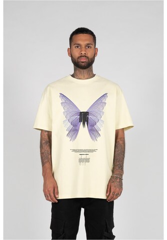 MJ Gonzales Shirt 'Metamorphose V.6' in Geel: voorkant