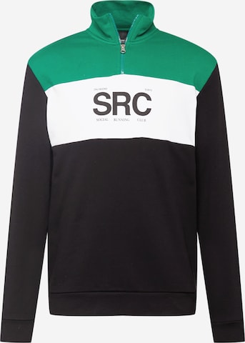 Only & Sons - Sudadera 'RUNNING' en verde: frente