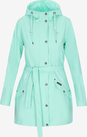 Schmuddelwedda Functionele mantel in Groen: voorkant