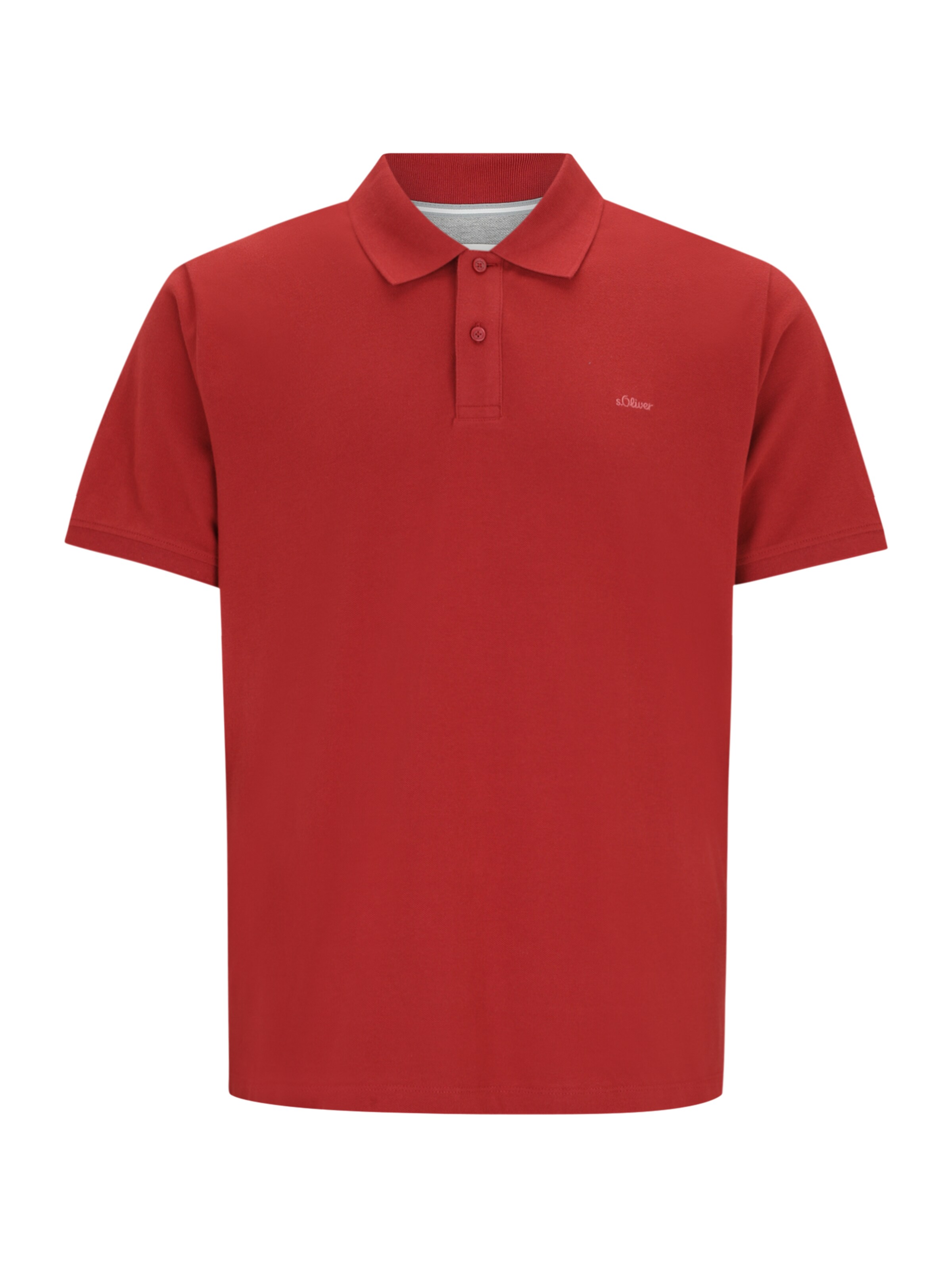s.Oliver Men Big Sizes Shirt in Rot: Vorderseite