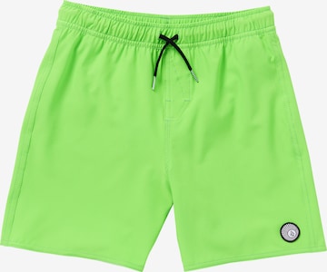 Volcom Boardshorts ' LIDO' in Groen: voorkant