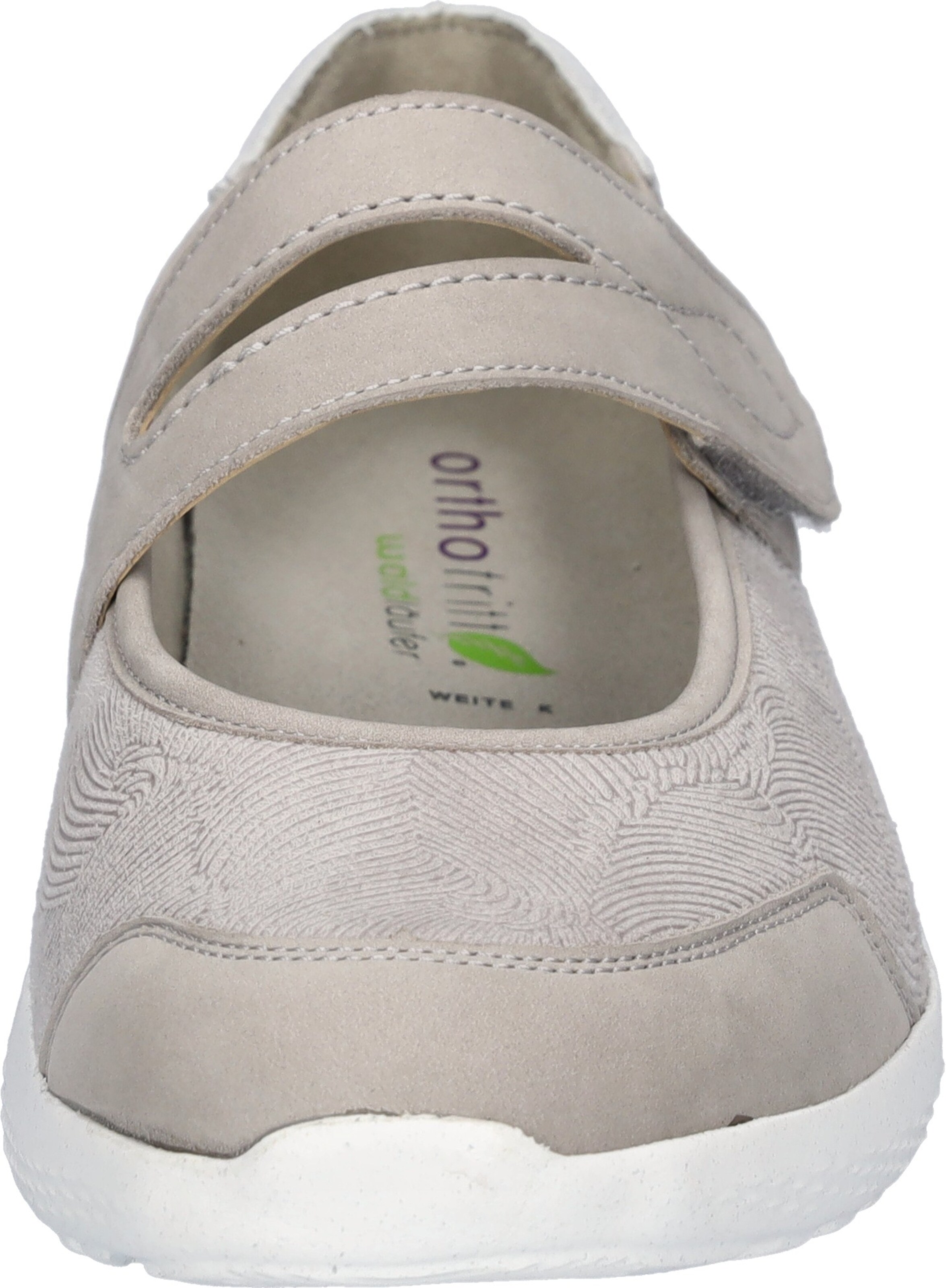 WALDLÄUFER Ballet Flats with Strap in Grey