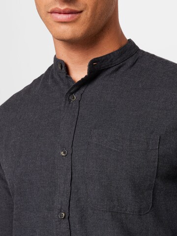 JACK & JONES Regular fit Button Up Shirt in Grey