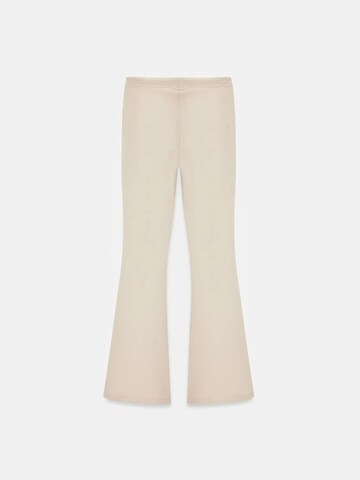 Dilvin Flared Pants in Beige