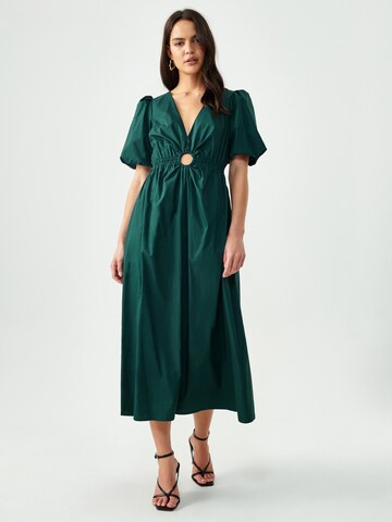 Robe 'MARRA' Sável en vert : devant