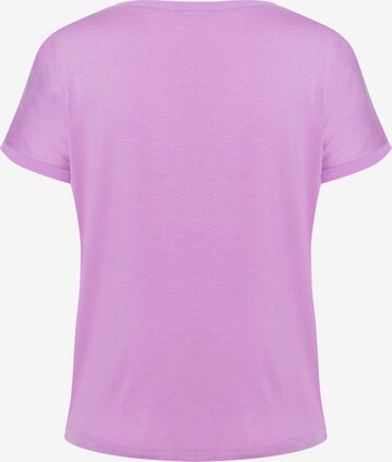 T-shirt MORE & MORE en violet