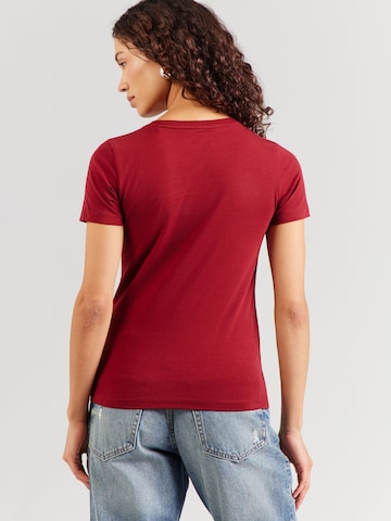 GUESS JEANS - Camiseta en rojo