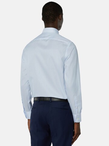 Boggi Milano Slim Fit Hemd in Blau