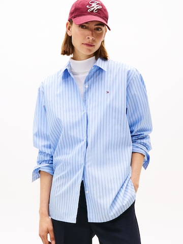 TOMMY HILFIGER Блузка 'Ess' в Синий: спереди
