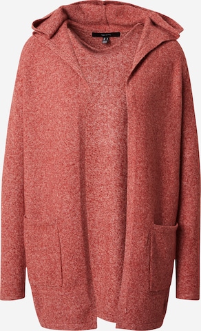 Cardigan 'Doffy' VERO MODA en rouge : devant