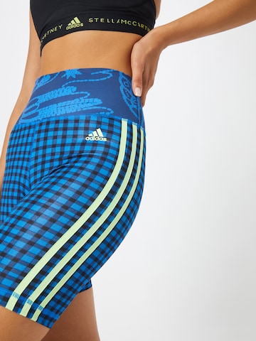 ADIDAS SPORTSWEAR - Skinny Calças de desporto 'Farm Rio Bike' em azul