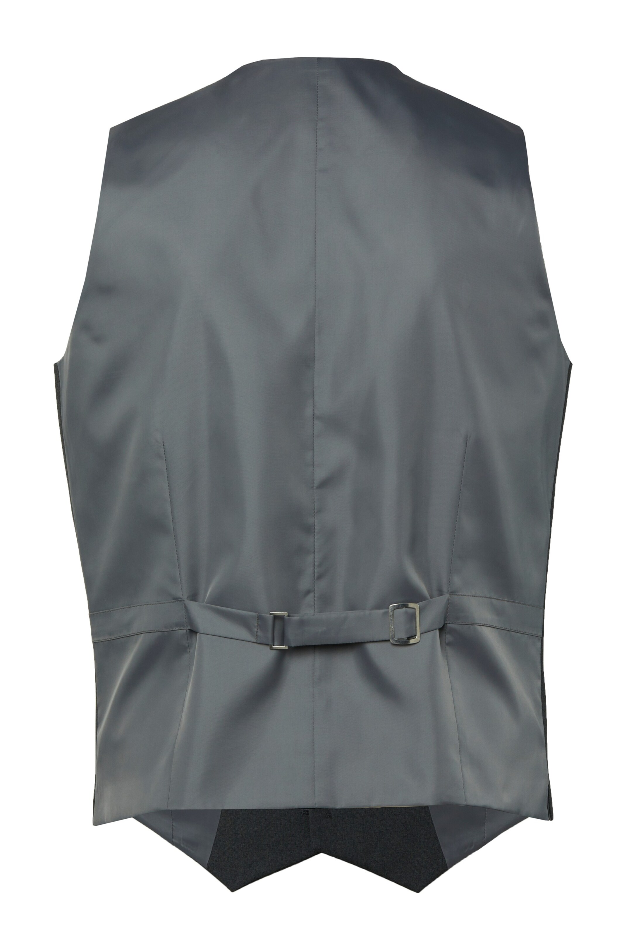 Men Plus Anzugweste in Grau