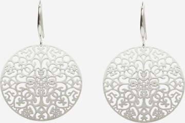 Gemshine Oorbellen 'Mandala Kreis' in Zilver: voorkant