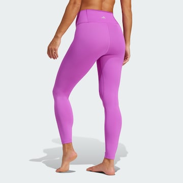 ADIDAS PERFORMANCE Skinny Spodnie sportowe 'All Me' w kolorze fioletowy