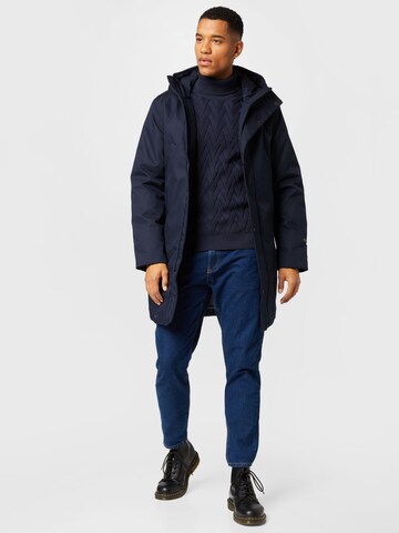 Manteau d’hiver 'Keating' elvine en bleu