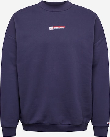 Tommy Jeans Sweatshirt in Blauw: voorkant