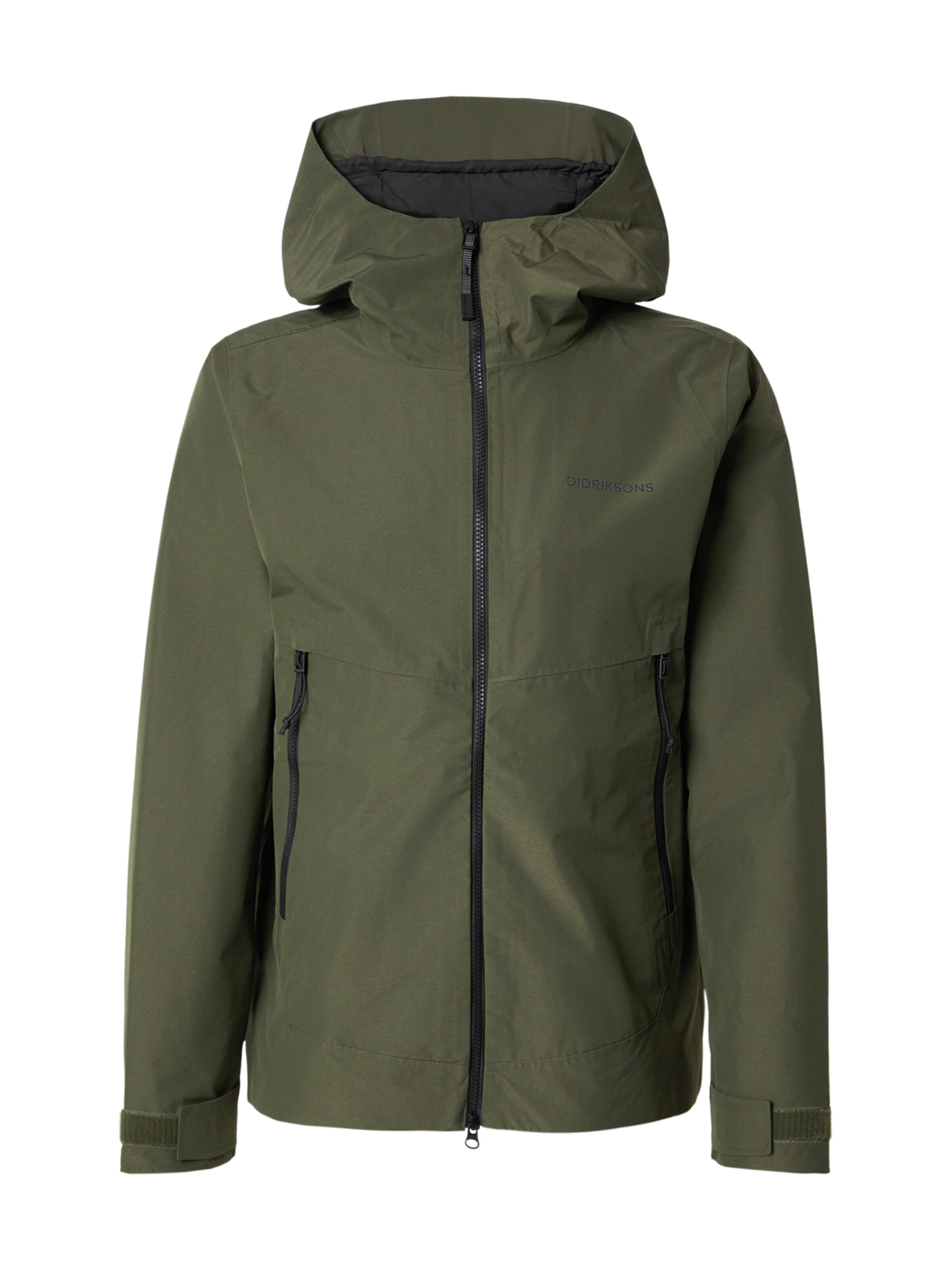 Didriksons Outdoorjas 'Biak' in Groen: voorkant