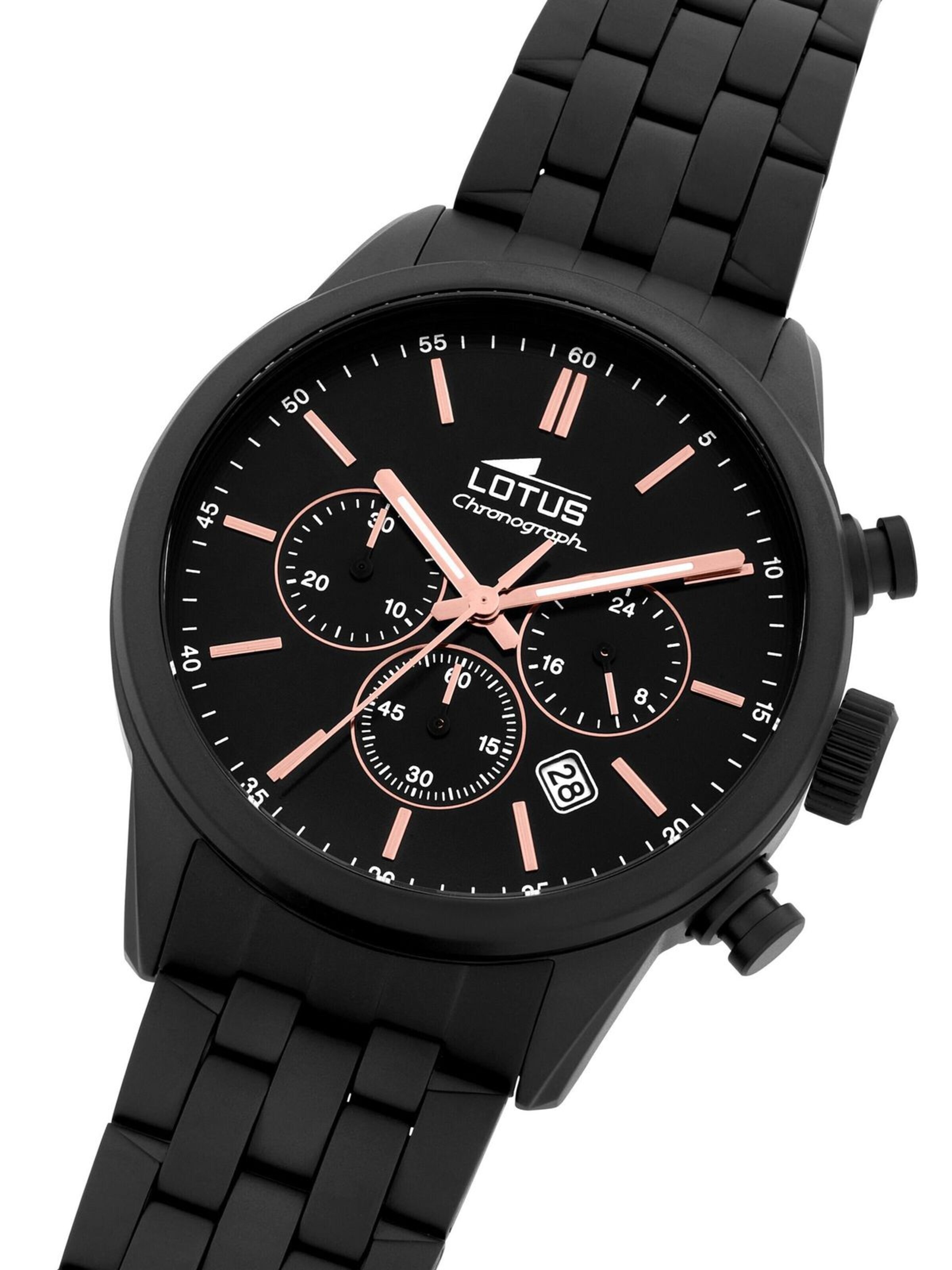 Lotus Analogové hodinky 'Chronograph Chrono' – černá
