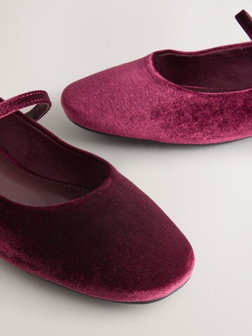 Ballerines à lanières Next en rouge
