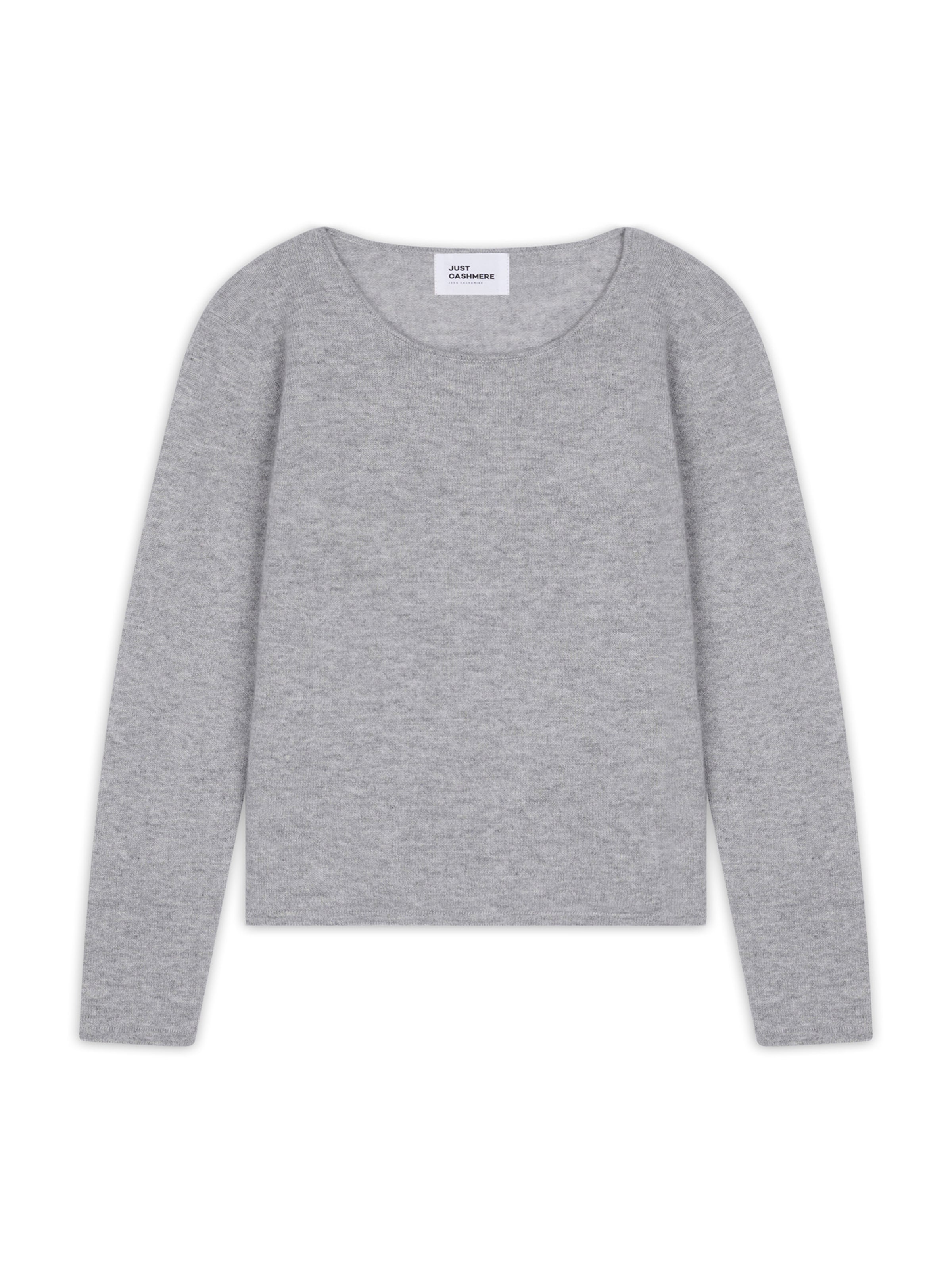 Pulover &#x27;VIVIAN&#x27; de la JUST CASHMERE pe gri: față