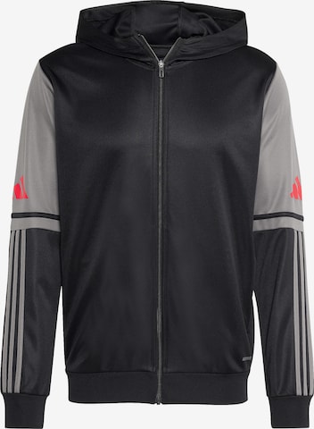 ADIDAS PERFORMANCE Sportsweatjacke 'SQ25' in Schwarz: Vorderseite