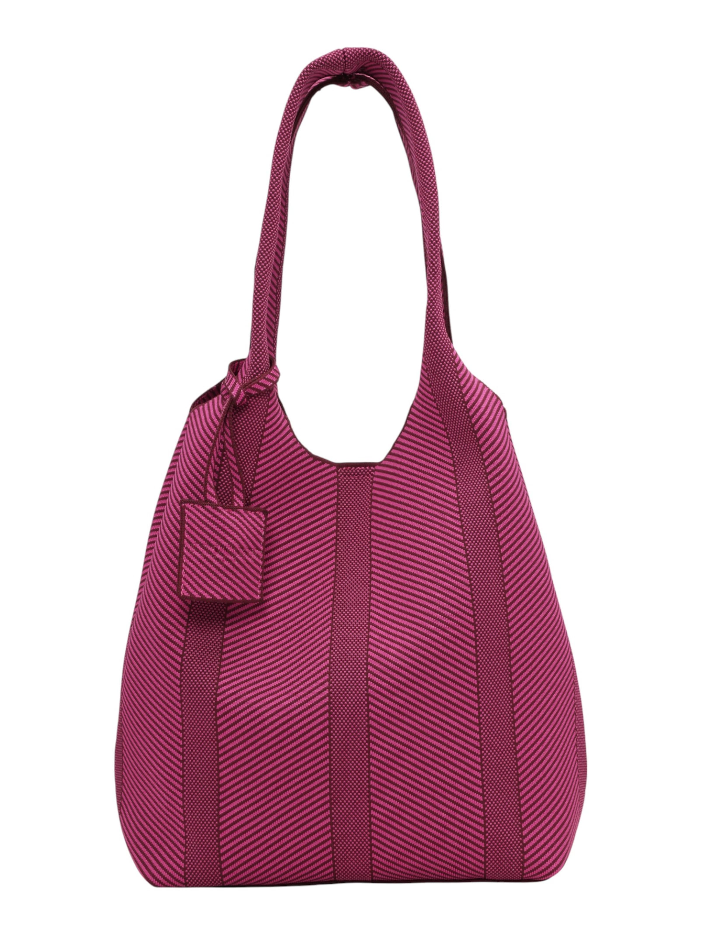 Sac bandoulière 'KNITTY01' ILSE JACOBSEN en rose : devant