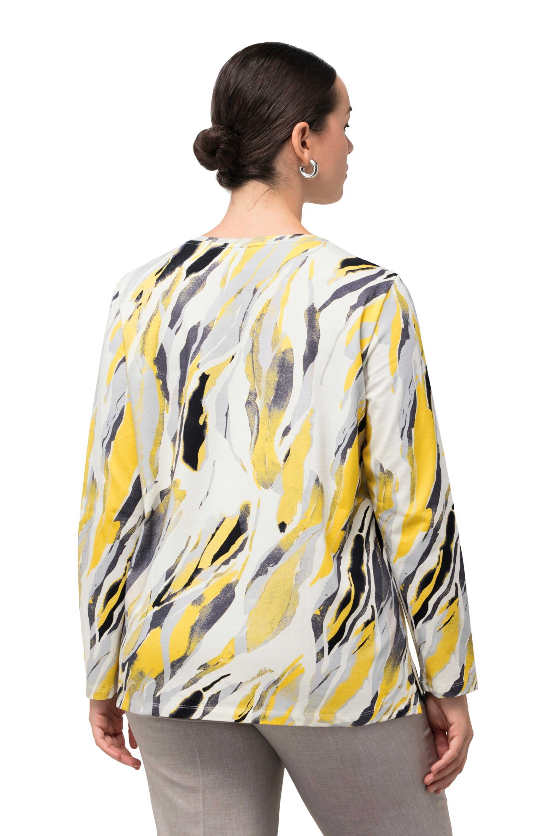 T-shirt Ulla Popken en jaune